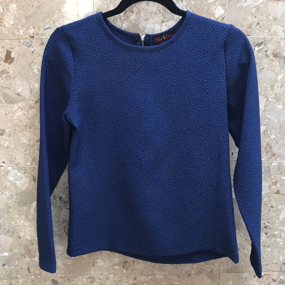 Cloé & Emma snake skin printed blouse